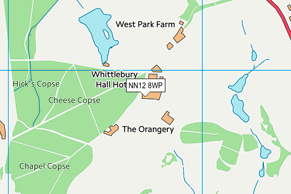NN12 8WP map - OS VectorMap District (Ordnance Survey) NN12 8WP map - OS VectorMap District (Ordnance Survey)