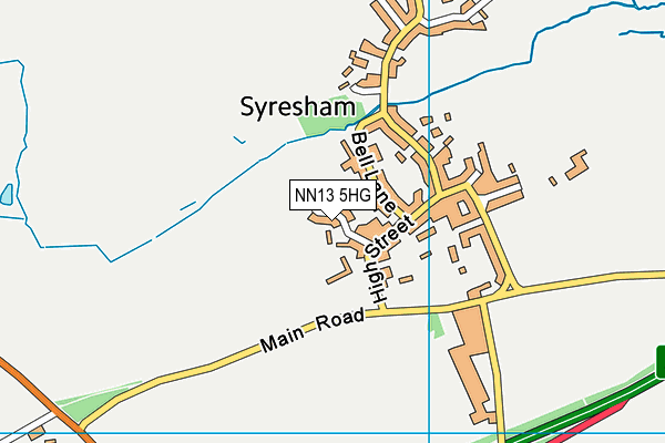 NN13 5HG map - OS VectorMap District (Ordnance Survey) NN13 5HG map - OS VectorMap District (Ordnance Survey)