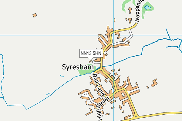 NN13 5HN map - OS VectorMap District (Ordnance Survey) NN13 5HN map - OS VectorMap District (Ordnance Survey)