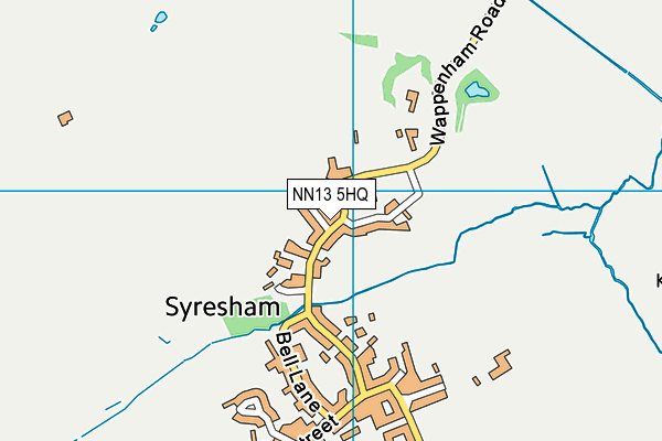 NN13 5HQ map - OS VectorMap District (Ordnance Survey) NN13 5HQ map - OS VectorMap District (Ordnance Survey)