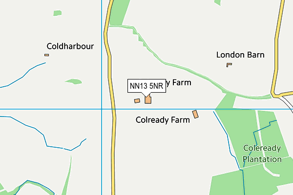 NN13 5NR map - OS VectorMap District (Ordnance Survey) NN13 5NR map - OS VectorMap District (Ordnance Survey)