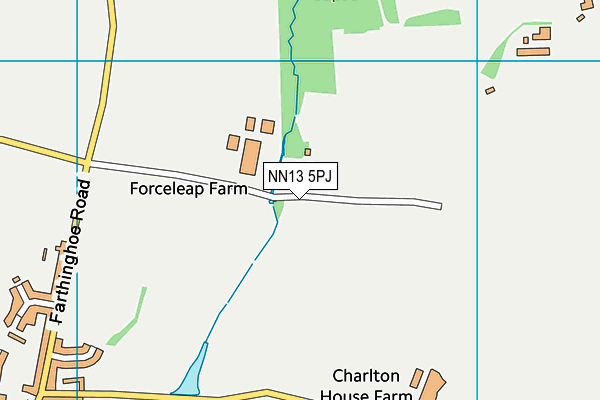 NN13 5PJ map - OS VectorMap District (Ordnance Survey) NN13 5PJ map - OS VectorMap District (Ordnance Survey)