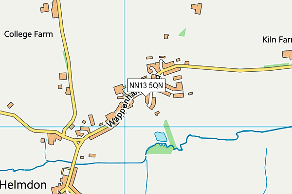 NN13 5QN map - OS VectorMap District (Ordnance Survey) NN13 5QN map - OS VectorMap District (Ordnance Survey)