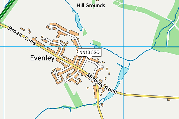 NN13 5SQ map - OS VectorMap District (Ordnance Survey) NN13 5SQ map - OS VectorMap District (Ordnance Survey)