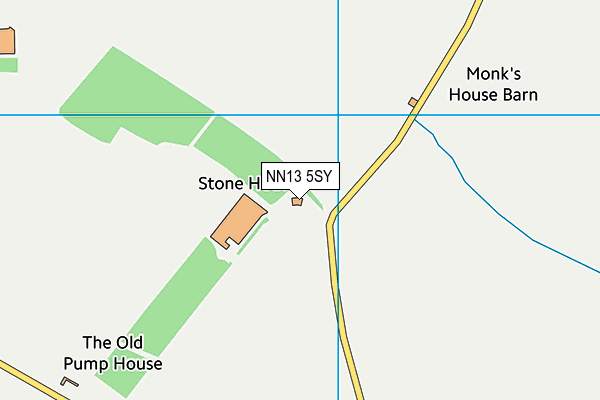 NN13 5SY map - OS VectorMap District (Ordnance Survey) NN13 5SY map - OS VectorMap District (Ordnance Survey)