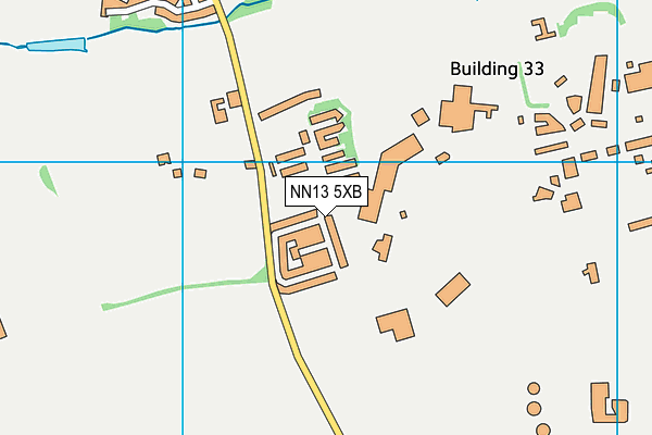 NN13 5XB map - OS VectorMap District (Ordnance Survey) NN13 5XB map - OS VectorMap District (Ordnance Survey)
