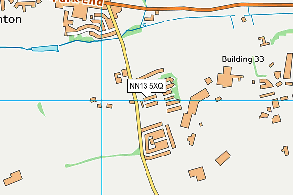 NN13 5XQ map - OS VectorMap District (Ordnance Survey) NN13 5XQ map - OS VectorMap District (Ordnance Survey)