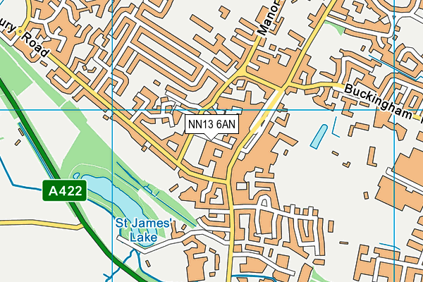 NN13 6AN map - OS VectorMap District (Ordnance Survey) NN13 6AN map - OS VectorMap District (Ordnance Survey)