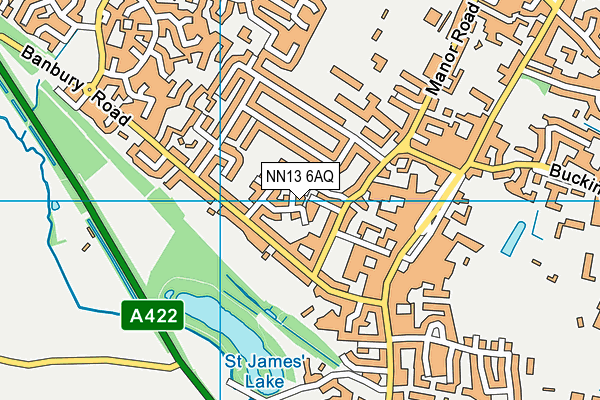 NN13 6AQ map - OS VectorMap District (Ordnance Survey) NN13 6AQ map - OS VectorMap District (Ordnance Survey)