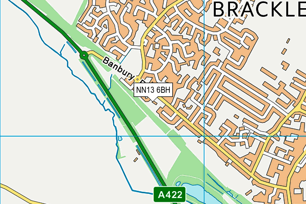 NN13 6BH map - OS VectorMap District (Ordnance Survey) NN13 6BH map - OS VectorMap District (Ordnance Survey)
