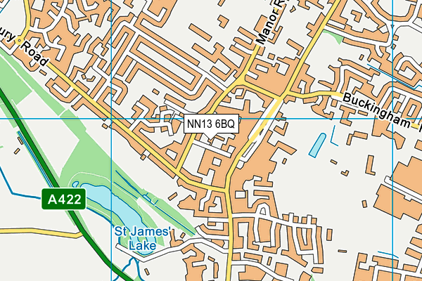 NN13 6BQ map - OS VectorMap District (Ordnance Survey) NN13 6BQ map - OS VectorMap District (Ordnance Survey)