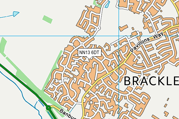 NN13 6DT map - OS VectorMap District (Ordnance Survey) NN13 6DT map - OS VectorMap District (Ordnance Survey)