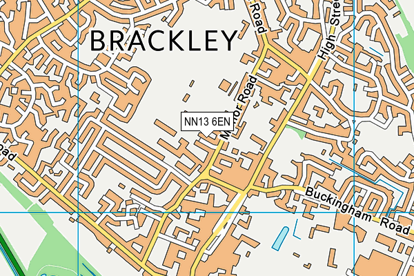 NN13 6EN map - OS VectorMap District (Ordnance Survey)