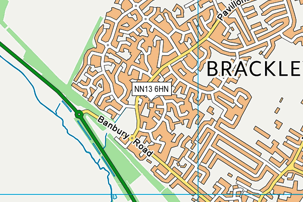 NN13 6HN map - OS VectorMap District (Ordnance Survey) NN13 6HN map - OS VectorMap District (Ordnance Survey)