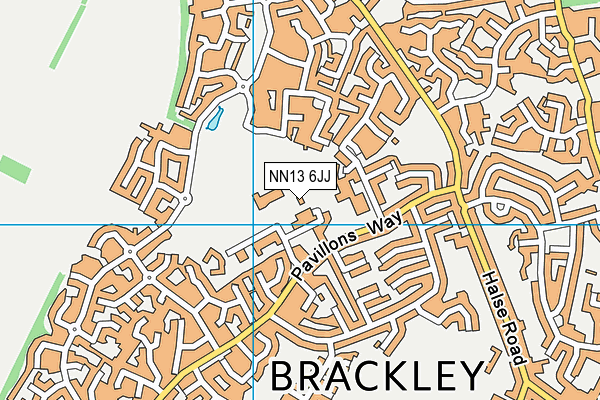 NN13 6JJ map - OS VectorMap District (Ordnance Survey) NN13 6JJ map - OS VectorMap District (Ordnance Survey)