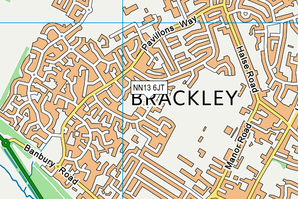 NN13 6JT map - OS VectorMap District (Ordnance Survey) NN13 6JT map - OS VectorMap District (Ordnance Survey)