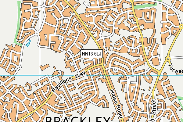 NN13 6LJ map - OS VectorMap District (Ordnance Survey) NN13 6LJ map - OS VectorMap District (Ordnance Survey)