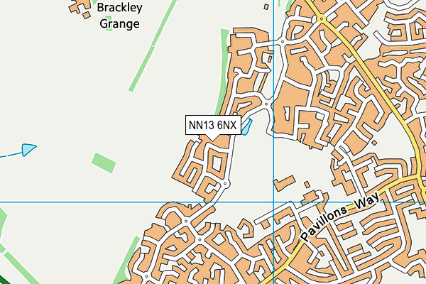 NN13 6NX map - OS VectorMap District (Ordnance Survey) NN13 6NX map - OS VectorMap District (Ordnance Survey)
