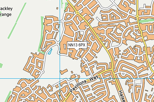 NN13 6PX map - OS VectorMap District (Ordnance Survey) NN13 6PX map - OS VectorMap District (Ordnance Survey)