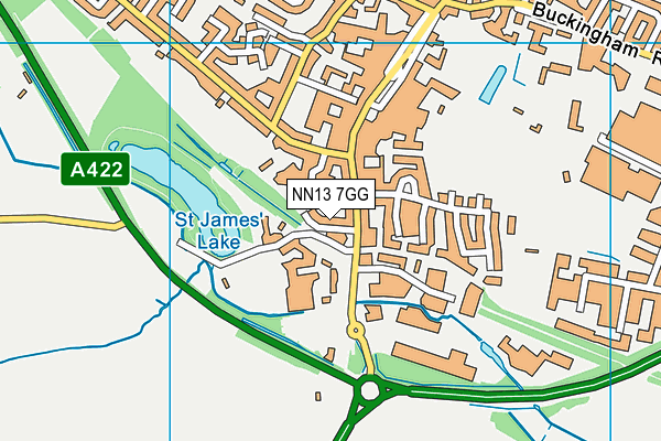 NN13 7GG map - OS VectorMap District (Ordnance Survey) NN13 7GG map - OS VectorMap District (Ordnance Survey)