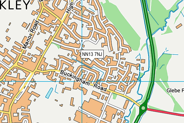 NN13 7NJ map - OS VectorMap District (Ordnance Survey) NN13 7NJ map - OS VectorMap District (Ordnance Survey)