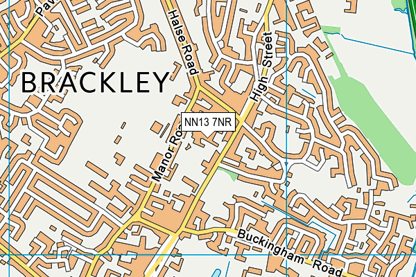 NN13 7NR map - OS VectorMap District (Ordnance Survey)