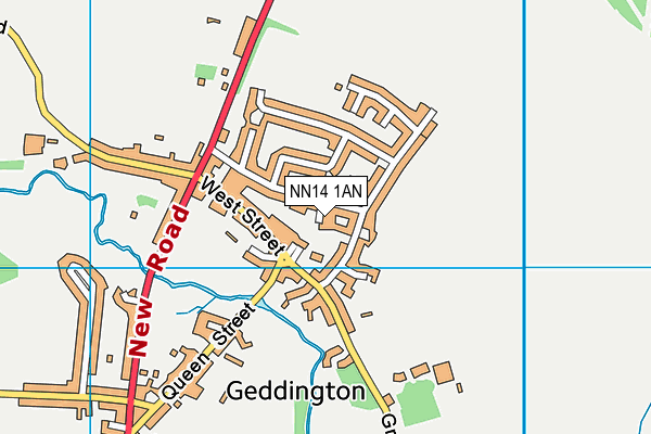 NN14 1AN map - OS VectorMap District (Ordnance Survey) NN14 1AN map - OS VectorMap District (Ordnance Survey)
