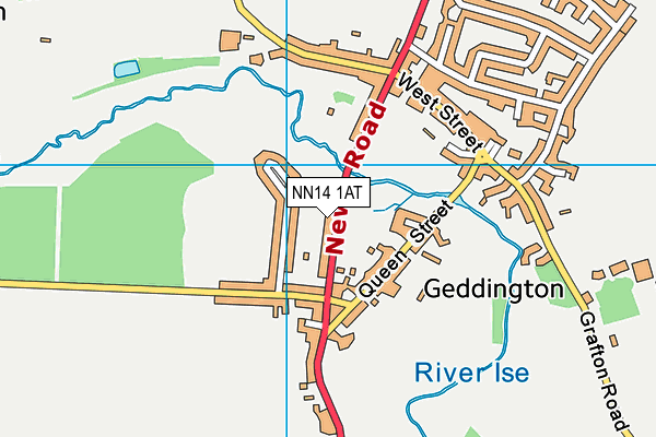 NN14 1AT map - OS VectorMap District (Ordnance Survey) NN14 1AT map - OS VectorMap District (Ordnance Survey)