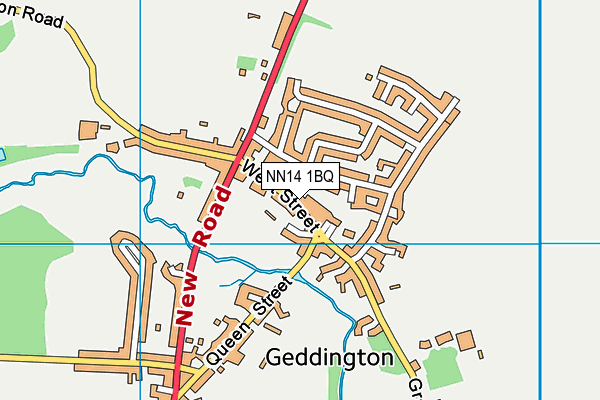 NN14 1BQ map - OS VectorMap District (Ordnance Survey) NN14 1BQ map - OS VectorMap District (Ordnance Survey)