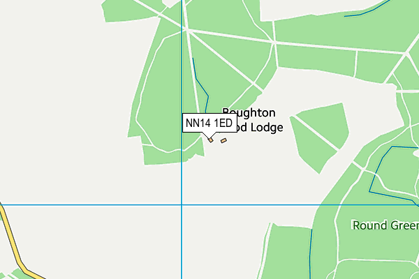 NN14 1ED map - OS VectorMap District (Ordnance Survey)