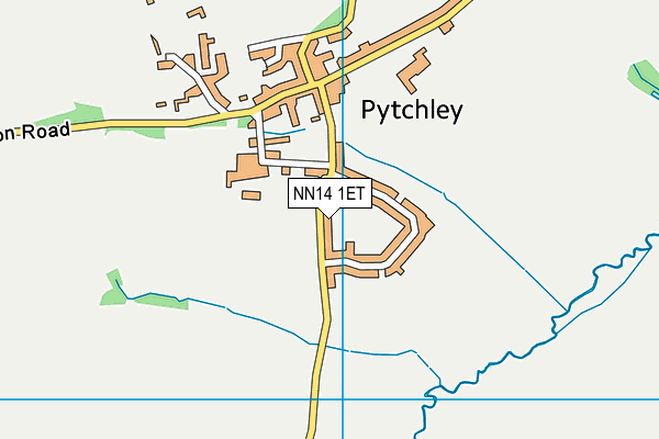 NN14 1ET map - OS VectorMap District (Ordnance Survey)