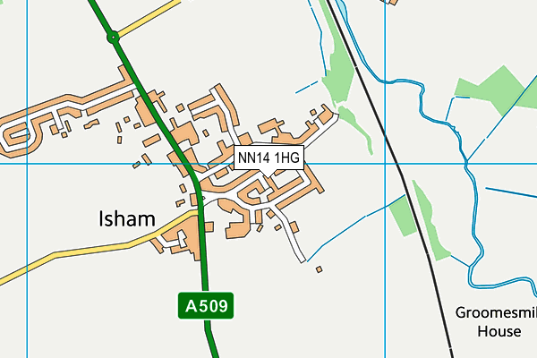 NN14 1HG map - OS VectorMap District (Ordnance Survey) NN14 1HG map - OS VectorMap District (Ordnance Survey)