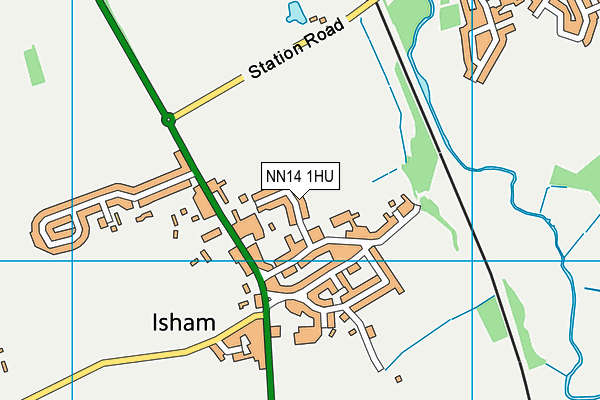 NN14 1HU map - OS VectorMap District (Ordnance Survey) NN14 1HU map - OS VectorMap District (Ordnance Survey)