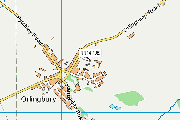 NN14 1JE map - OS VectorMap District (Ordnance Survey) NN14 1JE map - OS VectorMap District (Ordnance Survey)