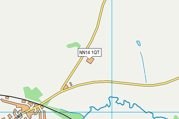 NN14 1QT map - OS VectorMap District (Ordnance Survey) NN14 1QT map - OS VectorMap District (Ordnance Survey)