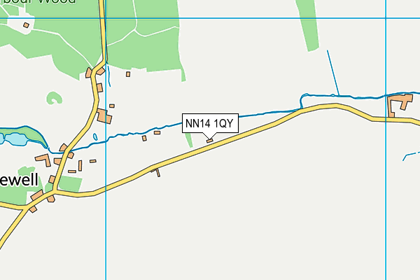 NN14 1QY map - OS VectorMap District (Ordnance Survey) NN14 1QY map - OS VectorMap District (Ordnance Survey)