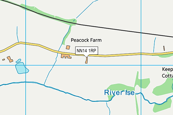 NN14 1RP map - OS VectorMap District (Ordnance Survey)