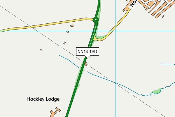 NN14 1SD map - OS VectorMap District (Ordnance Survey)
