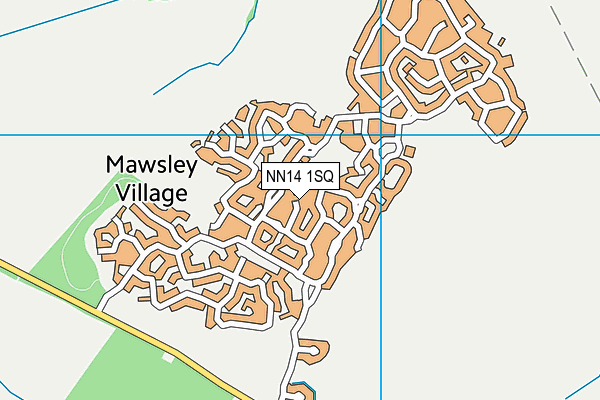 NN14 1SQ map - OS VectorMap District (Ordnance Survey) NN14 1SQ map - OS VectorMap District (Ordnance Survey)