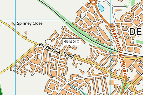 NN14 2LQ map - OS VectorMap District (Ordnance Survey) NN14 2LQ map - OS VectorMap District (Ordnance Survey)