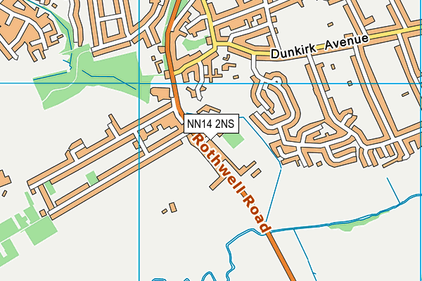 NN14 2NS map - OS VectorMap District (Ordnance Survey) NN14 2NS map - OS VectorMap District (Ordnance Survey)