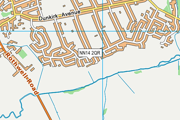 NN14 2QR map - OS VectorMap District (Ordnance Survey) NN14 2QR map - OS VectorMap District (Ordnance Survey)