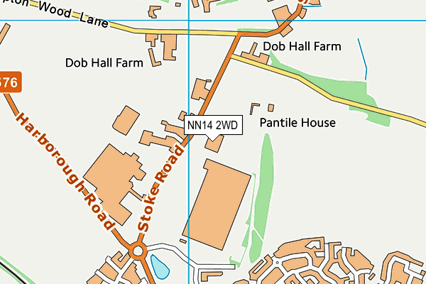 NN14 2WD map - OS VectorMap District (Ordnance Survey) NN14 2WD map - OS VectorMap District (Ordnance Survey)
