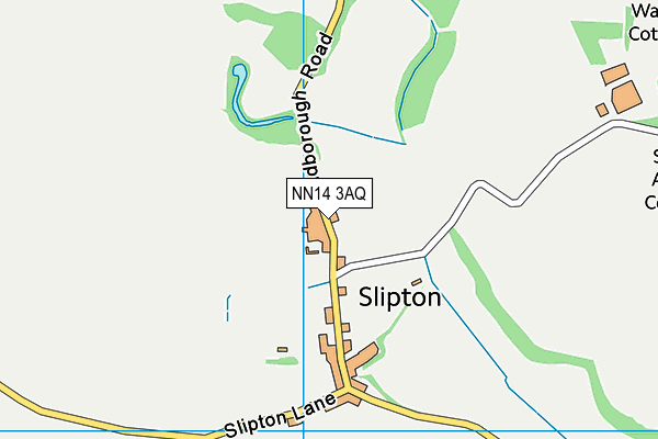 NN14 3AQ map - OS VectorMap District (Ordnance Survey) NN14 3AQ map - OS VectorMap District (Ordnance Survey)