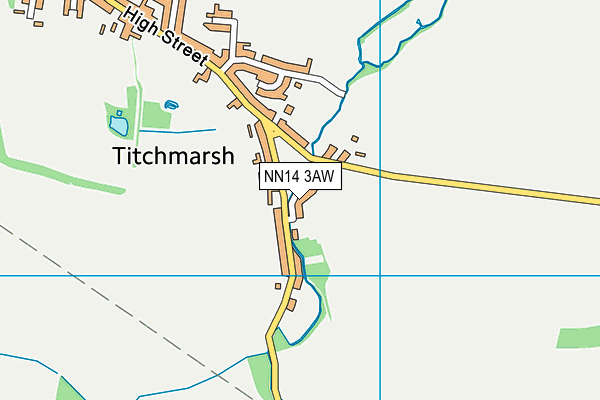 NN14 3AW map - OS VectorMap District (Ordnance Survey) NN14 3AW map - OS VectorMap District (Ordnance Survey)
