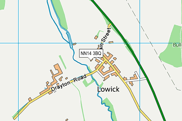 NN14 3BQ map - OS VectorMap District (Ordnance Survey) NN14 3BQ map - OS VectorMap District (Ordnance Survey)