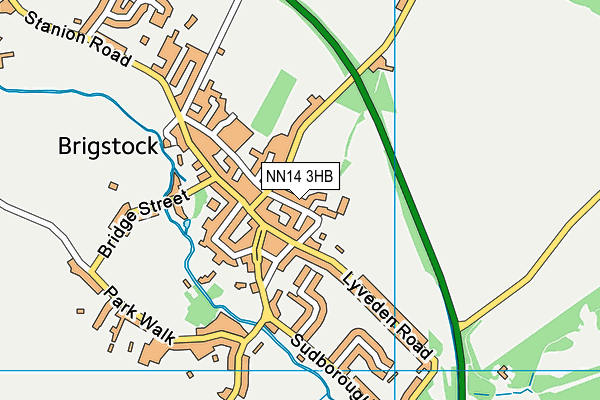 NN14 3HB map - OS VectorMap District (Ordnance Survey) NN14 3HB map - OS VectorMap District (Ordnance Survey)