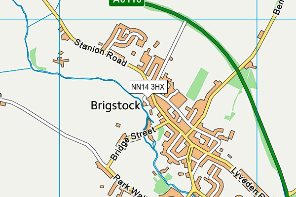 NN14 3HX map - OS VectorMap District (Ordnance Survey) NN14 3HX map - OS VectorMap District (Ordnance Survey)
