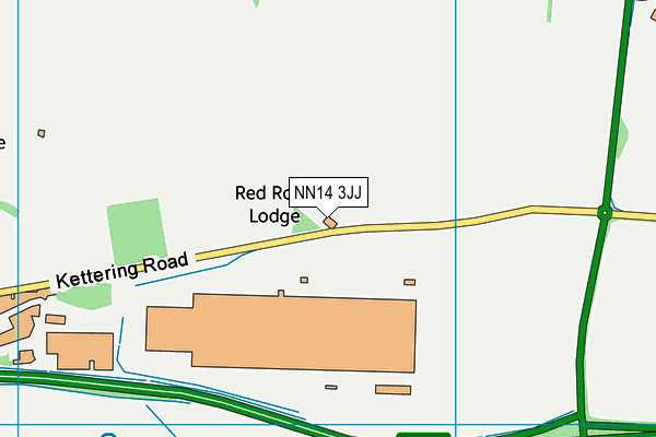 NN14 3JJ map - OS VectorMap District (Ordnance Survey) NN14 3JJ map - OS VectorMap District (Ordnance Survey)