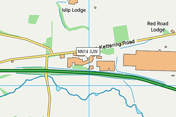 NN14 3JW map - OS VectorMap District (Ordnance Survey) NN14 3JW map - OS VectorMap District (Ordnance Survey)